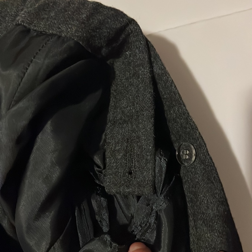 Pendleton Dark Gray 100% Virgin Wool Straight Ski… - image 5